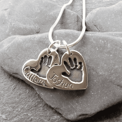 Regular Hand or Footprint Charm Pendant