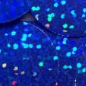 6mm Hologram Blue Flat Round Sequins x 15g