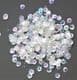 CLEARANCE 5mm Semi -Transparent Iridescent (AB) Semi-Cupped Round Sequins x 12.5g LAST FEW