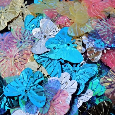 CLEARANCE Mixed Pack Butterfly Sequins x 150