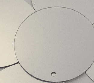 CLEARANCE Second Quality HUGE XXXL 100mm Metallic Silver Sequins x 100