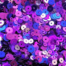 Fuchsia Colours Mixed Sequin Pack x 20g