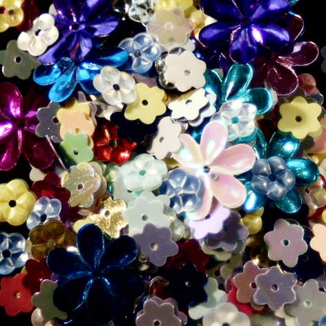 Mixed Flower Sequins x 20g
