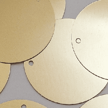 Second Quality Bulk Bag XXL 60mm  Metallic  Gold Sequins x 250 SAVE 50%