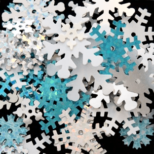 Snowflake Sequin Mix x 20g