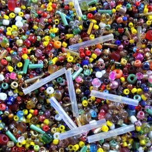 Value Pack Mixed Seed and Bugle Beads x 50g