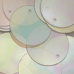 XXL 60mm Clear Iridescent x 50