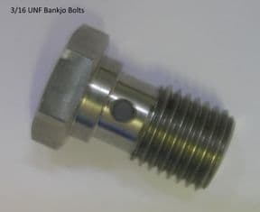 Fiat X19 Brake Caliper Banjo Bolts 3/8