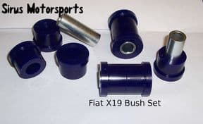 Fiat X19 Polyurethane Suspension Swing Arm Bush Set