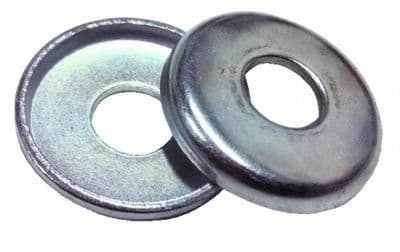 Cushion cup kingpin barrel washer