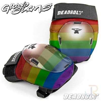 Deadbolt grand slam knee pads Rainbow