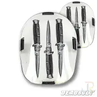 Deadbolt grand slam knee pads Zebra