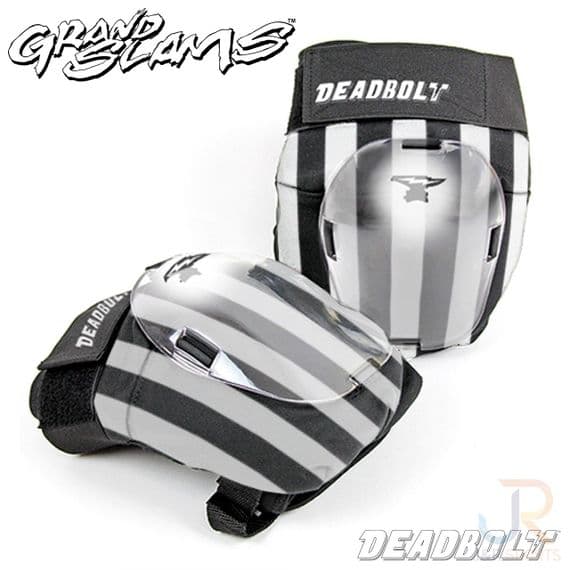 Deadbolt grand slam knee pads Zebra