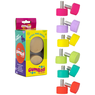 Gumball Toe Stops - Colours available