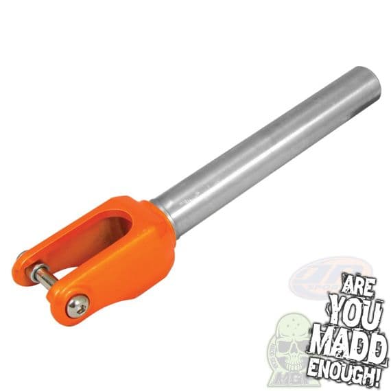MADD ALLOY THREADLESS FORK - ORANGE