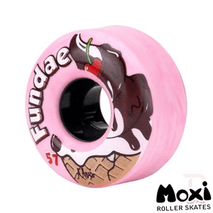 Moxi Fundae wheels- Bubble Gum 57mm x 92a