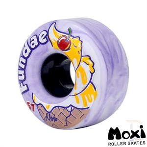 Moxi Fundae wheels- Lavender 57mm x 92a
