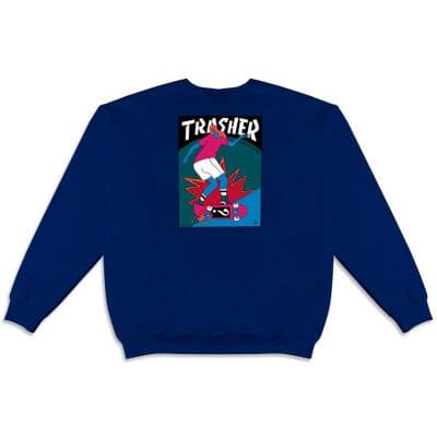 NEW! Thrasher Hurricane Crewneck