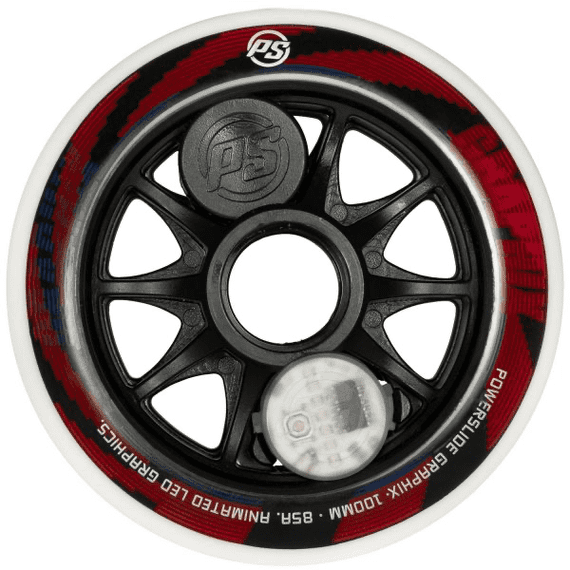 Powerslide Graphix LIGHT-UP Wheels