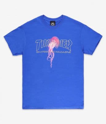 Thrasher Atlantic Drift T Shirt (Royal)