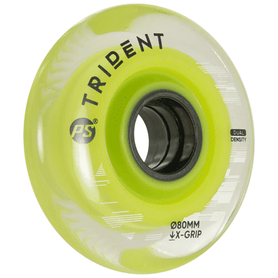 Trident 80mm x-Grip indoor wheels  8-pk