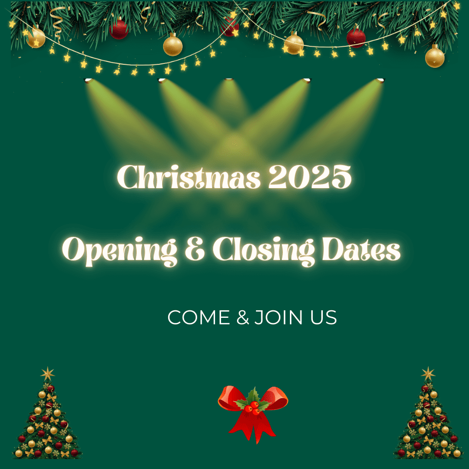 Christmas 2025: Last Order Dates & Opening Times