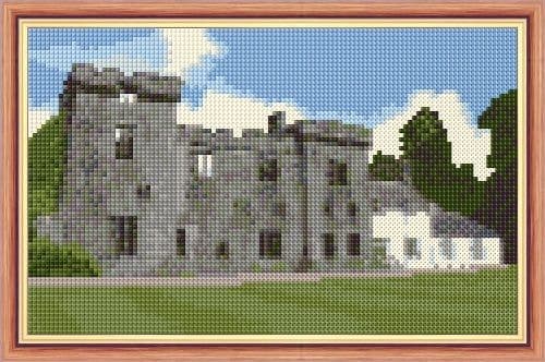 Armadale Castle / Ruins - 14 Count Cross Stitch Mini Kit