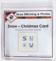 Christmas Snow, Square Card 5.5