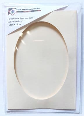 Cream A6 Oval Aperture Card 4