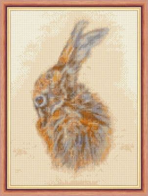 Cute Bashful Bunny Rabbit: Counted Cross Stitch Kit | 14ct 8