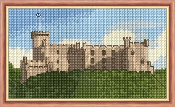 Dunvegan Castle, Skye - 14 Count Cross Stitch Mini Kit