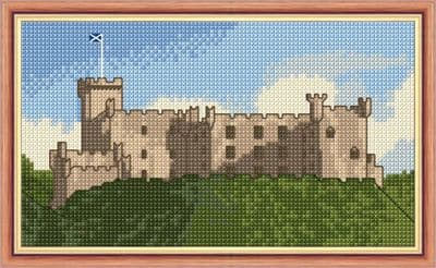 Dunvegan Castle, Skye: Counted Cross Stitch Mini Kit | 14ct 7