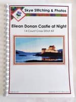 Eilean Donan Castle at Night - Cross Stitch Kit / Chart