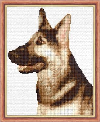 German Shepherd, Dog Design No. 1 ~ 14 Count Cross Stitch 8