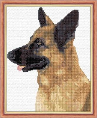 German Shepherd, Dog Design No. 2 ~ 14 Count Cross Stitch 8