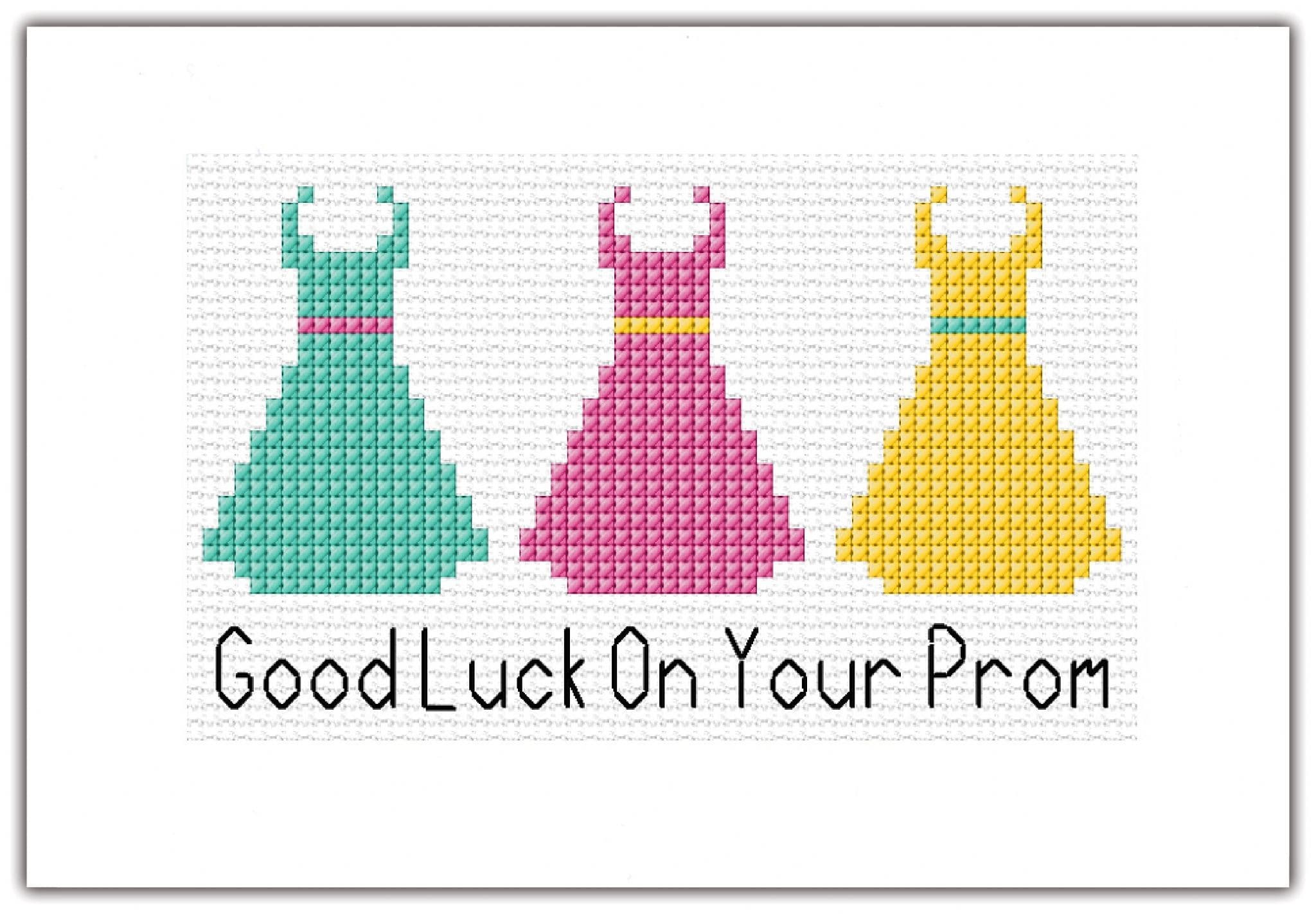Good Luck on Your Prom 14 Count Cross Stitch Kit