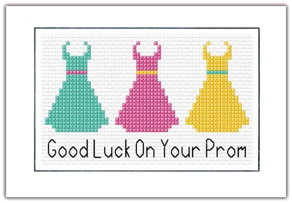 Good Luck on Your Prom ~ 14 Count Cross Stitch Kit