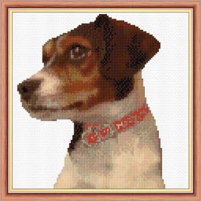 Jack Russell, Dog Design No. 3 ~ 14 Count Cross Stitch 8