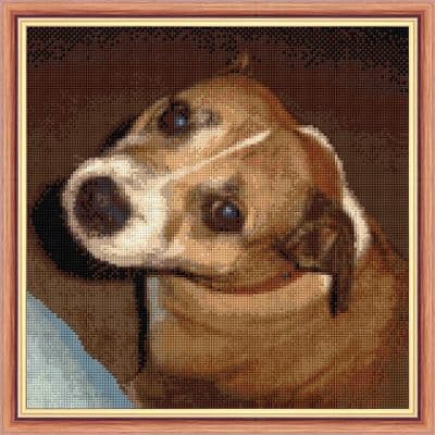 Jack Russell, Dog Design No. 5 ~ 14 Count Cross Stitch 10