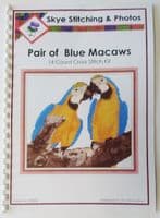 Macaw Cross Stitch Kit – Full Kit or Chart Only (14ct Aida)