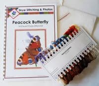Peacock Butterfly ~ 14 Count Cross Stitch ~ 8.6