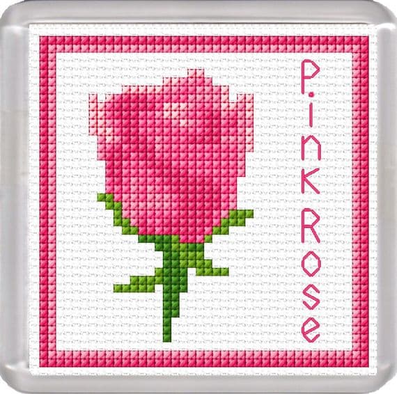 Pink Rose Coaster 3.8