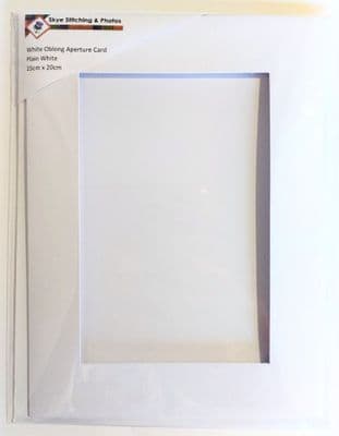 Plain White A5 Aperture Card 6