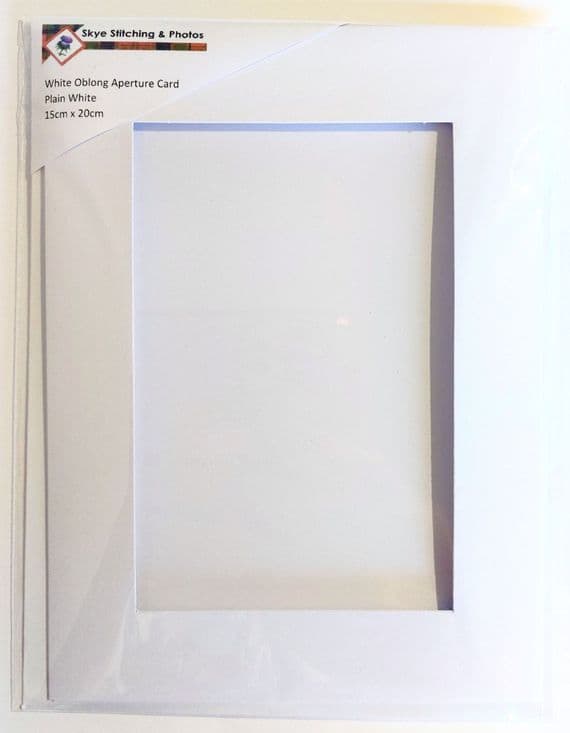 Plain White A5 Aperture Card 6