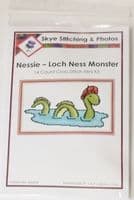 Nessie Loch Ness Monster Cross Stitch Kit | Scottish Mini Kit