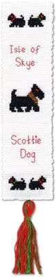 Scottie Dog / West Highland Terrier: Bookmark Counted Cross Stitch Kit