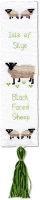 Scottish Black Faced Sheep: Bookmark Counted Cross Stitch Kit