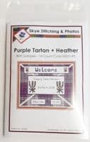 Scottish Heather  - Baby Boy/Girl Birth Sampler/Announcement - 14 Count Cross Stitch