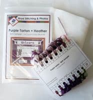 Scottish Heather  - Baby Boy/Girl Birth Sampler/Announcement - 14 Count Cross Stitch