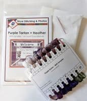 Scottish Heather  - Baby Boy/Girl Birth Sampler/Announcement - 14 Count Cross Stitch